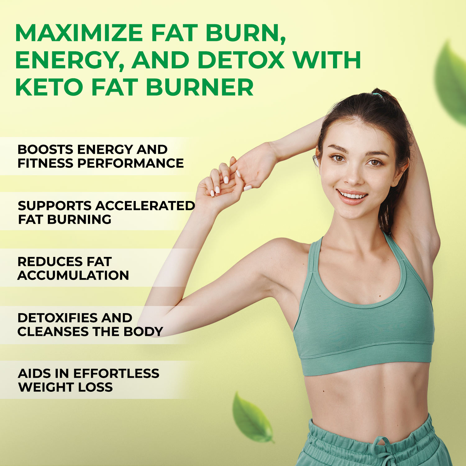 The Body Reserve Keto Fat Burner - 30 Veg Capsules, Weight Loss Supplement With 1000mg of Garcinia Cambogia, Green Coffee & Green Tea Extract - Metabolism Support - Plant-Based, Gluten-Free