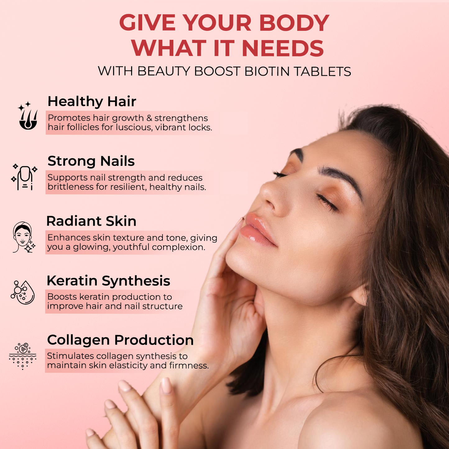 The Body Reserve Plant-Based Biotin Tablets - 60 Veg Tablets