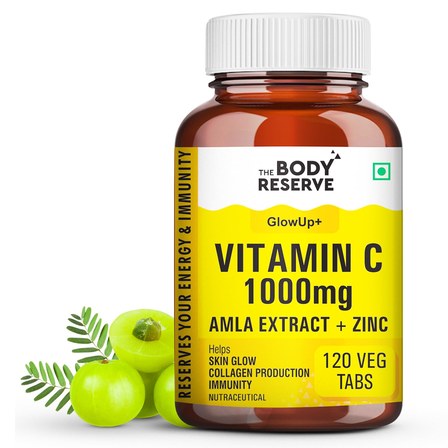 Vitamin C Supplements 120 Tablets For Glowing Skin