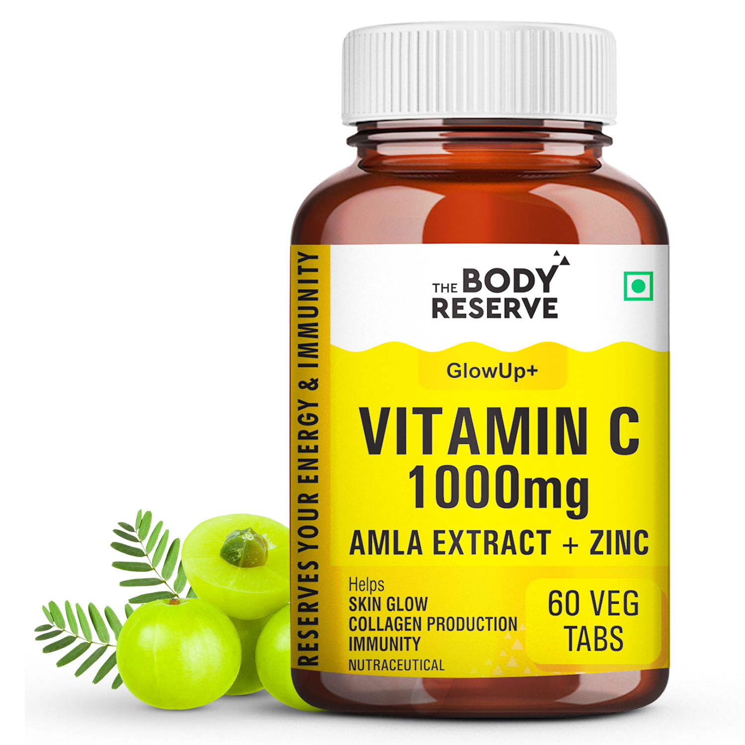 Vitamin C Supplements 60 Tablets For Immunity & Skin