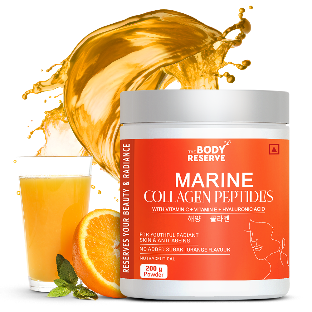 Marine Collagen Supplement For Men, Women (Orange - 200g)
