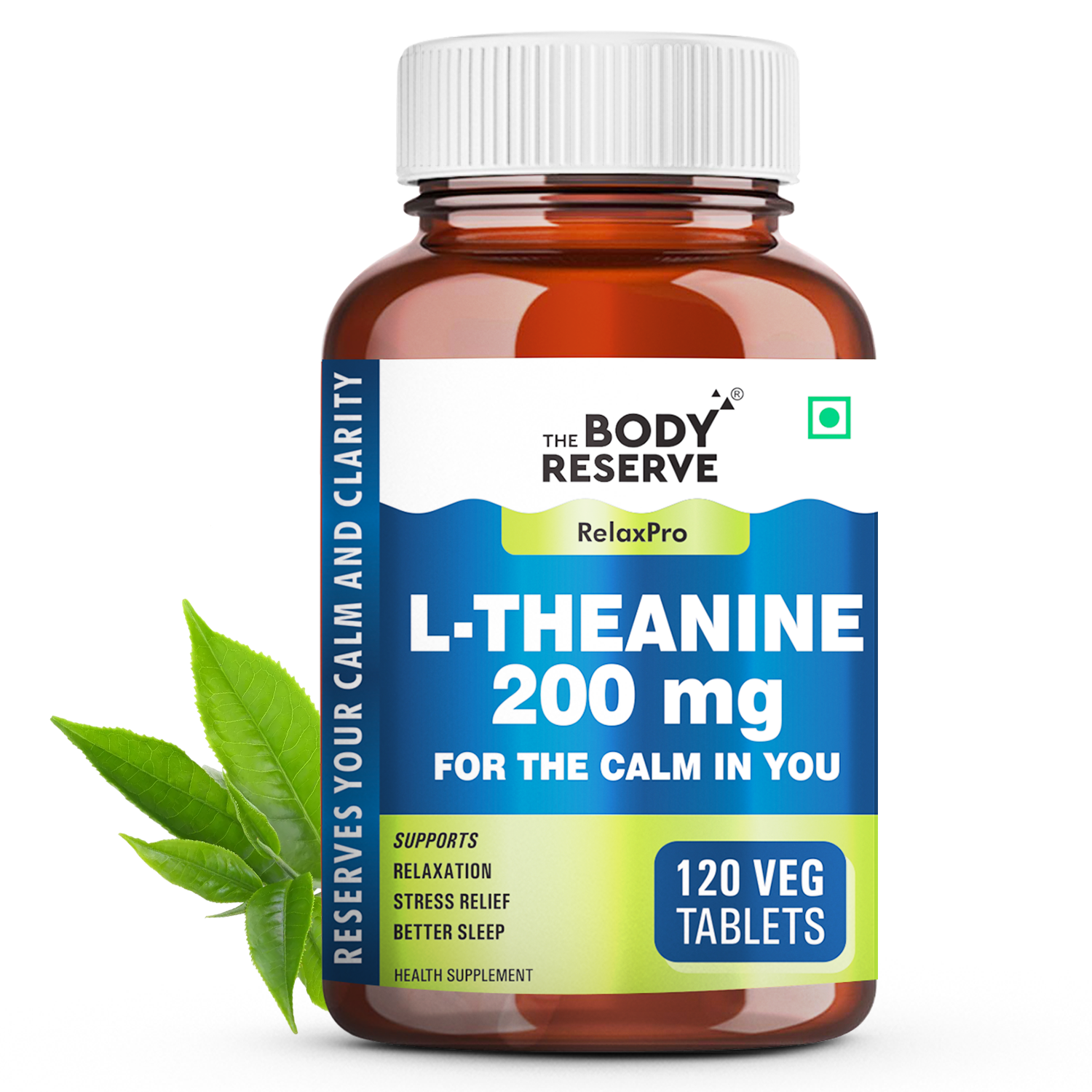 L-THEANINE 120 TABLETS Supplements Supports Stress Relief, Anxiety