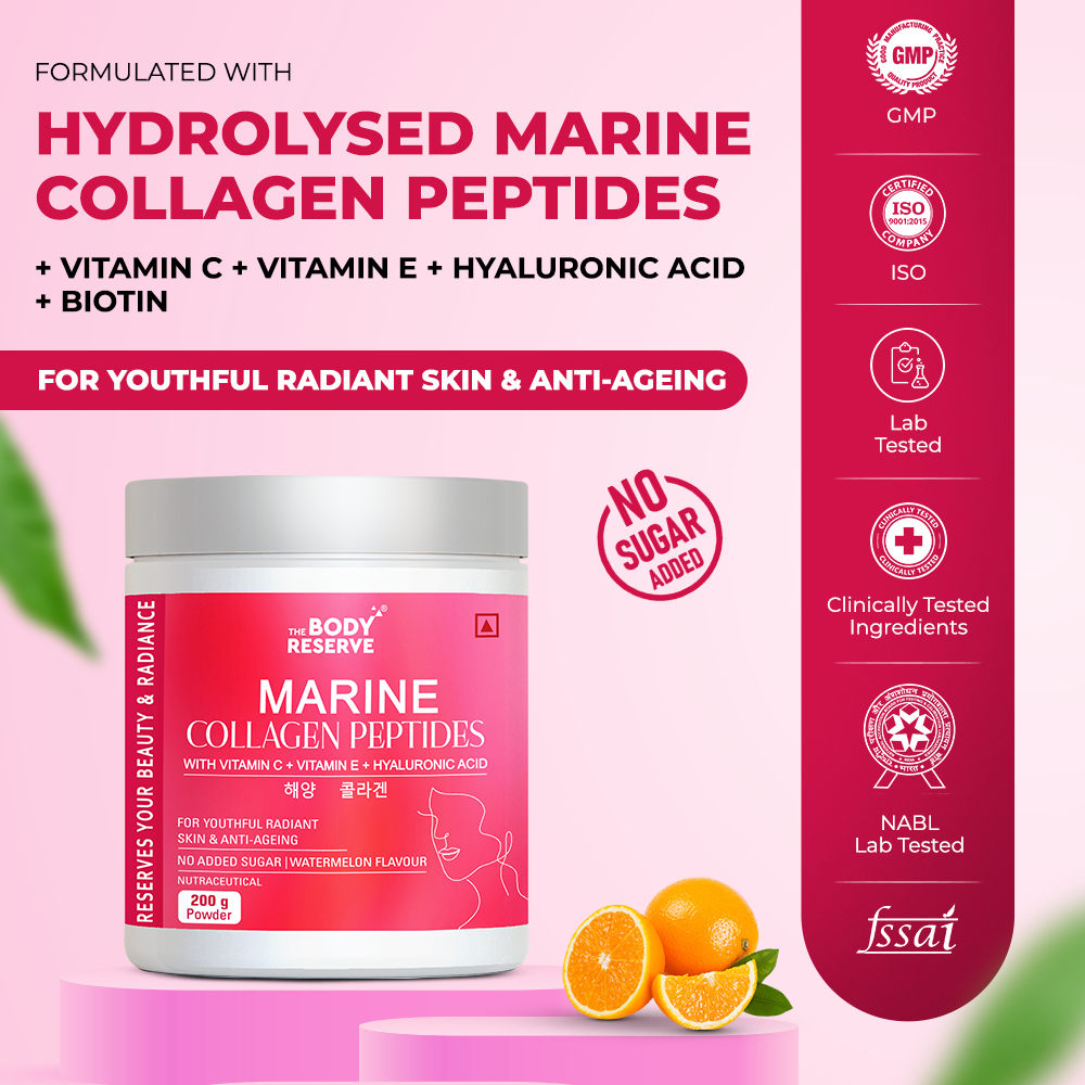 Marine Collagen Supplement For Men, Women (Watermelon - 200g)
