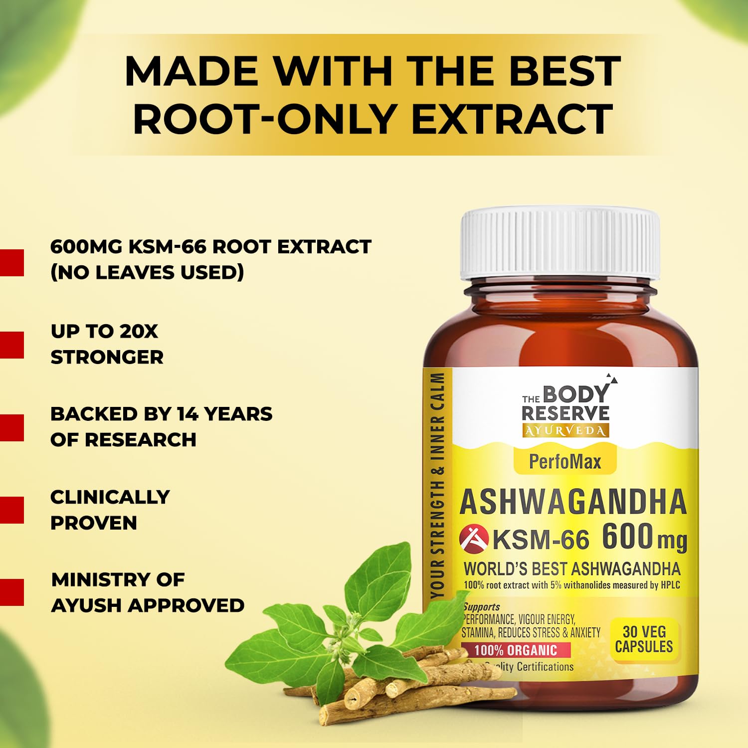Ashwagandha KSM66-30 Capsules
