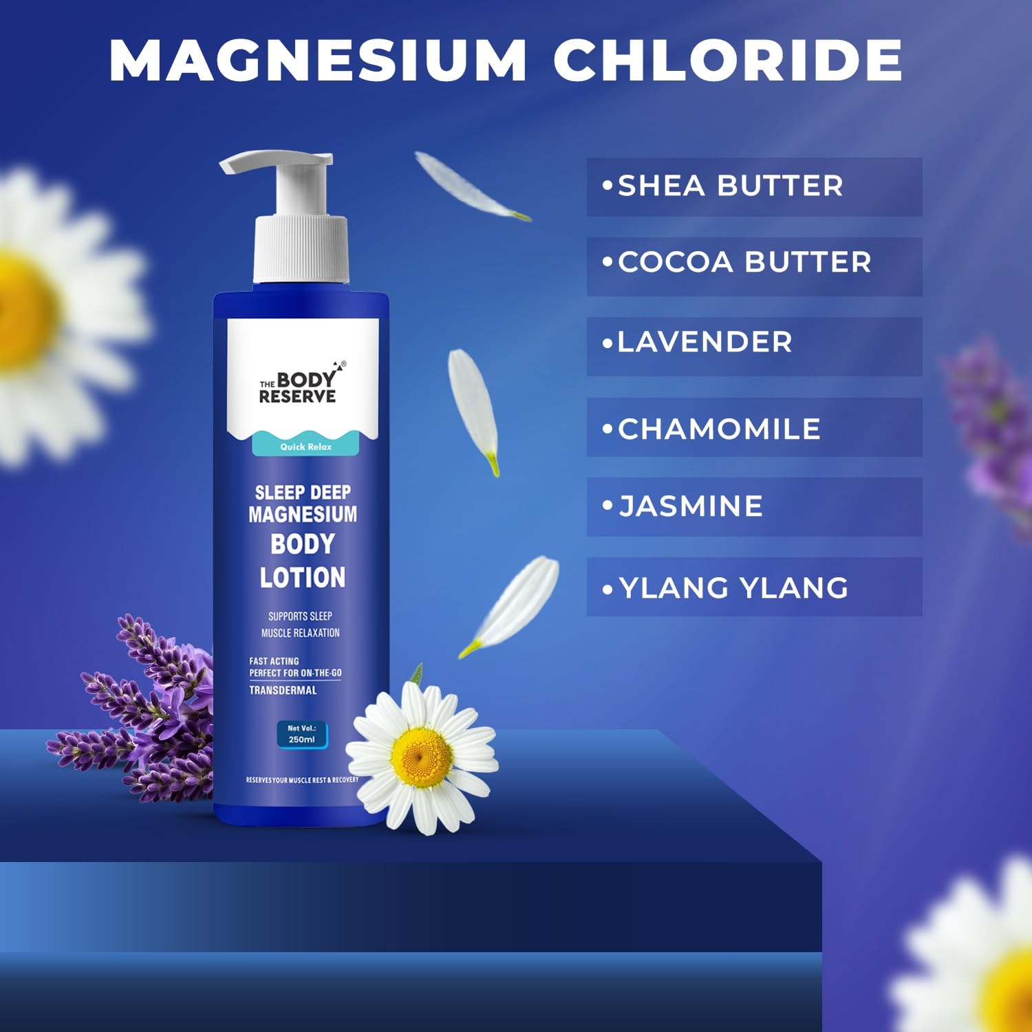 Magnesium Sleep Body Lotion 250ml For Muscle Recovery