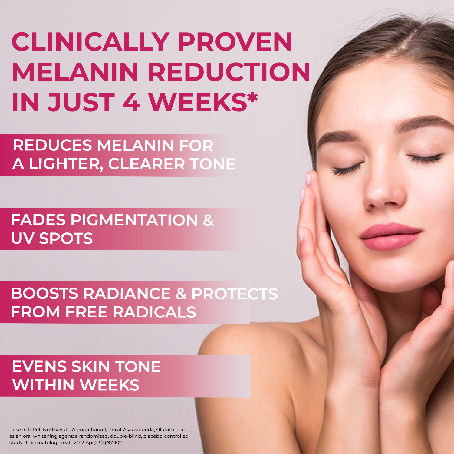 The Body Reserve Glutathione Tablets For Glowing Skin 20 Effervescent Tablets Supplement With 500mg L-Glutathione, Vitamin C & Hyaluronic Acid, Antioxidant & Skin Glow Supplement For Clear Skin, No Added Sugar, Orange Flavour, 1 count