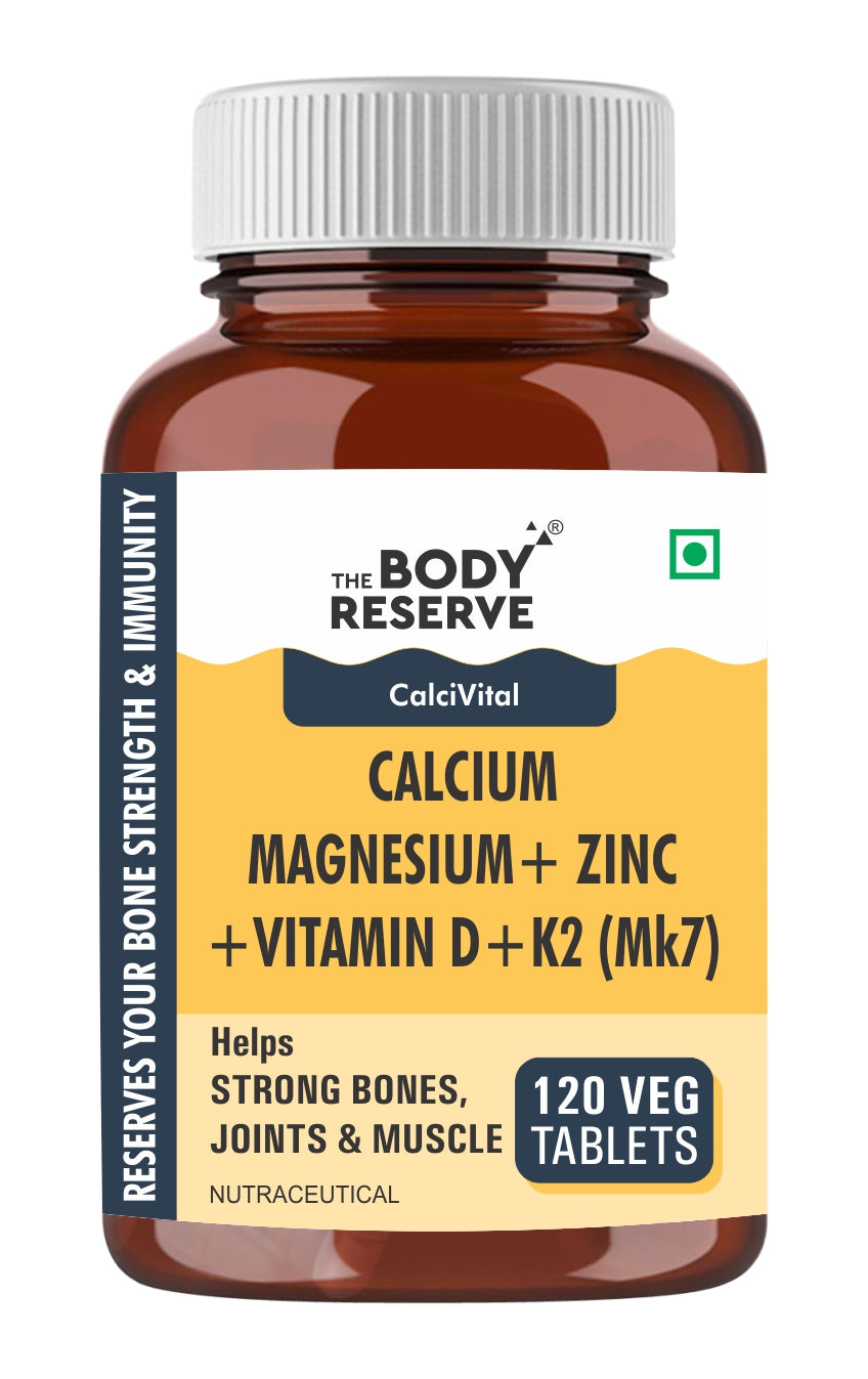 The Body Reserve Calcium Tablets For Women & Men- 120 Tablets